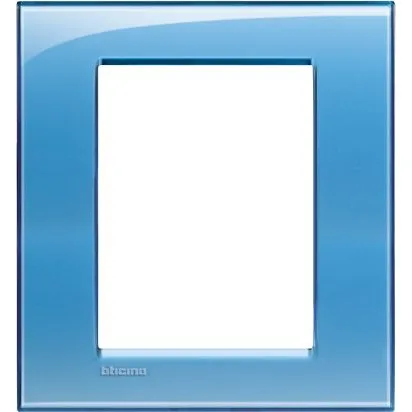Rama 3 + 3 module Albastru profund - Bticino Living Light - LNA4826AD