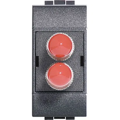 Conector fibră optică ST - Antracit - 1 modul - Bticino Living Light - L4268ST