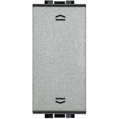 Intrerupator dublu storuri 1-0-2, 16a, 250 vac, aluminiu - bticino living light - nt4027n