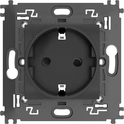 Priza Schuko conectata, Antracit, 2P+E 16 A 250 Va.c. configurare cu aplicatia Home + Control - Bticino Living Light - L4141AC
