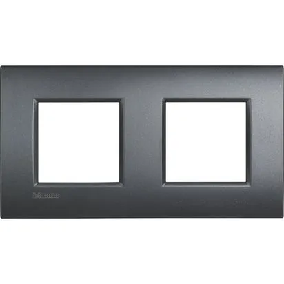 Rama 2 + 2 module 71mm Antracit Bticino Living Light AIR - LNE4802M2AR