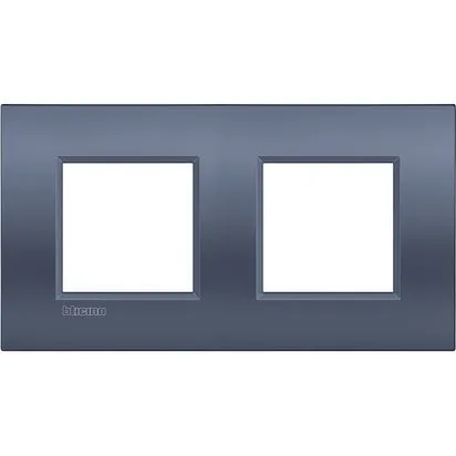 Rama 2 + 2 module  71mm Blue Moon Bticino Living Light AIR - LNE4802M2BM