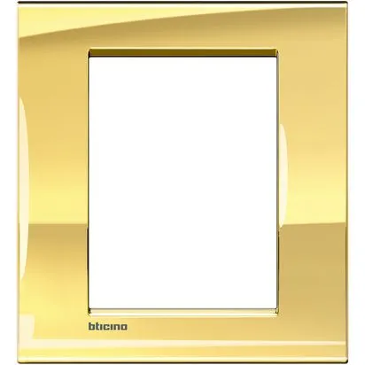 Rama 3 + 3 module Auriu BTicino Living Light - LNA4826OA