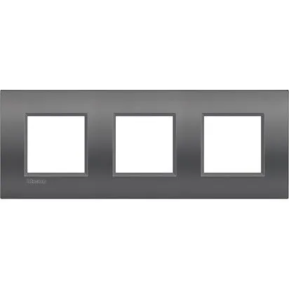 Rama 2 + 2 + 2 module 71mm Street Bticino Living Light AIE - LNE4802M3ST