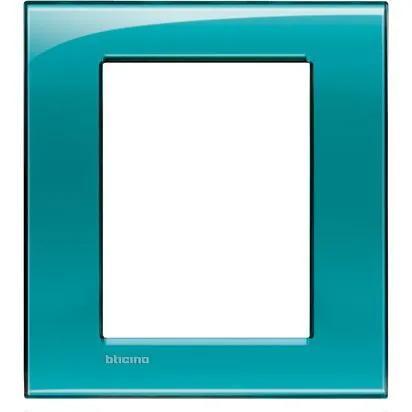 Rama 3 + 3 module Verde Intens - Bticino Living Light - LNA4826VD