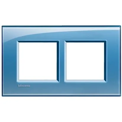 Rama 2 + 2 module 57mm Albastru profund - Bticino Living Light - LNA4832M2AD 