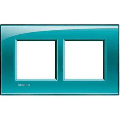 Rama 2 + 2 module 57mm Verde Intens - Bticino Living Light - LNA4832M2VD