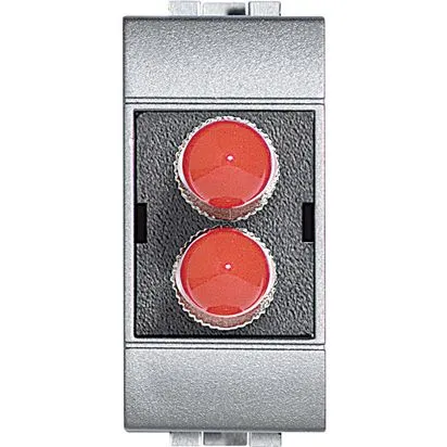 Conector fibră optică ST - Aluminiu - 1 modul - Bticino Living Light - NT4268ST