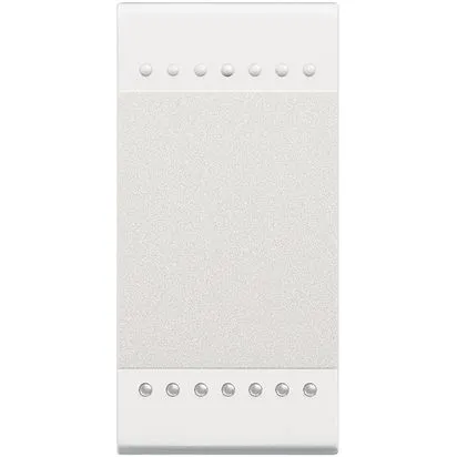 Intrerupator cap cruce, Alb, basculant 1 modul, 16A 250 Vac - Bticino Living Light - N4004N
