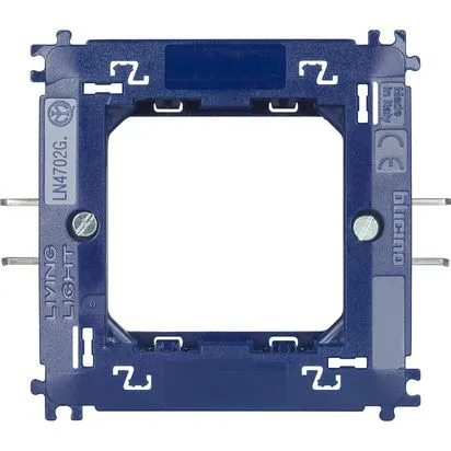 Suport 2 module cu gheare pentru placi bticino living light air seria lna - ln4702g