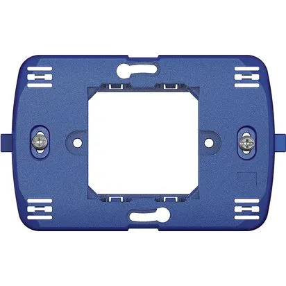 Suport 2 module cu suruburi centrat pentru Placi Bticino Living Light seria LNA4819 - LN4719