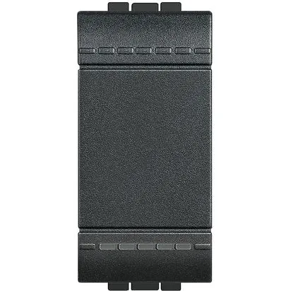 Intrerupator cap cruce, antracit, basculant 1 modul, 16a 250 vac - bticino living light - l4004n