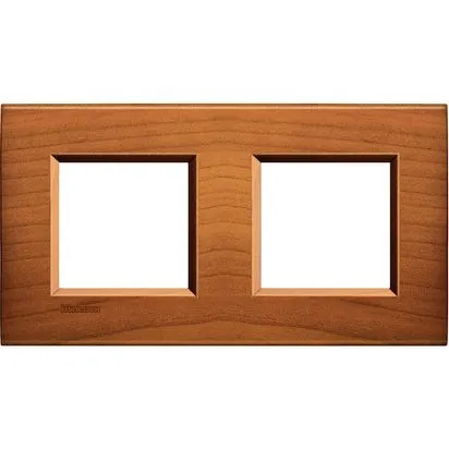 Rama 2 + 2 module 71mm Lemn Cires Bticino Living Light - LNA4802M2LCA