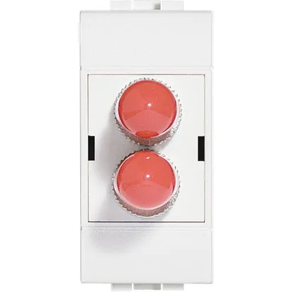 Conector fibră optică ST - Alb - 1 modul - Bticino Living Light - N4268ST 