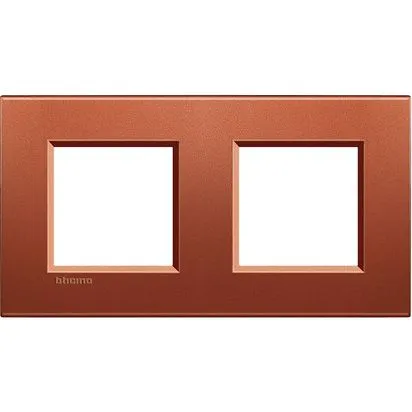 Rama 2 + 2 module caramiziu bticino living light - lna4802m2rk
