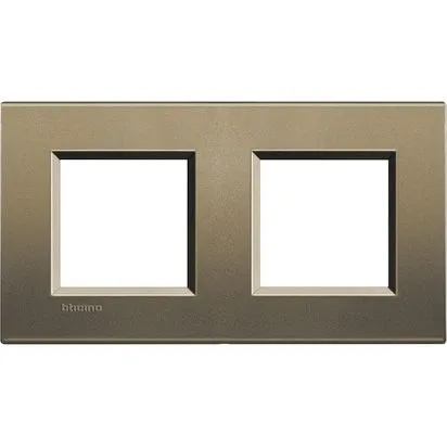 Rama 2 + 2 module Square BTicino Living Light - LNA4802M2SQ