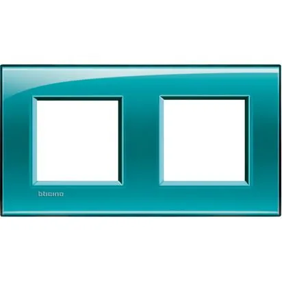Rama 2 + 2 module71mm Verde Intens - Bticino Living Light - LNA4802M2VD