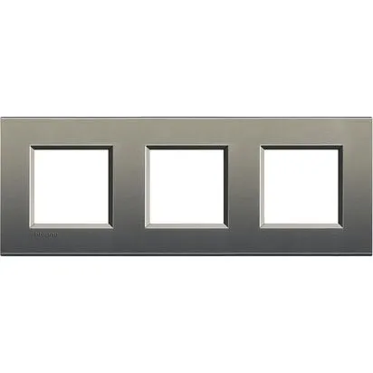 Rama 2 + 2 + 2 module Gri Avenue BTicino Living Light - LNA4802M3AE