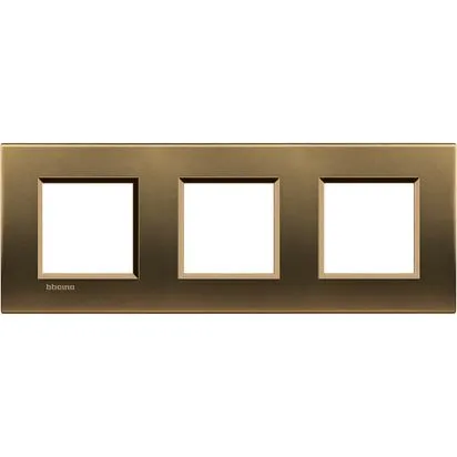 Rama 2 + 2 + 2 module bronz bticino living light - lna4802m3bz