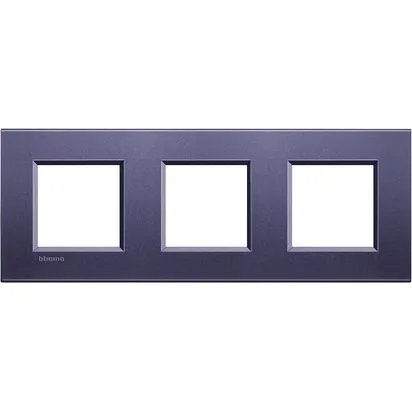 Rama 2 + 2 + 2 module Club BTicino Living Light - LNA4802M3CB