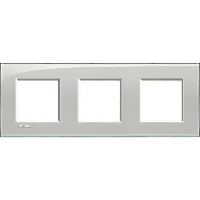 Rama 2 + 2 + 2 module Gri Gheata BTicino Living Light - LNA4802M3KG