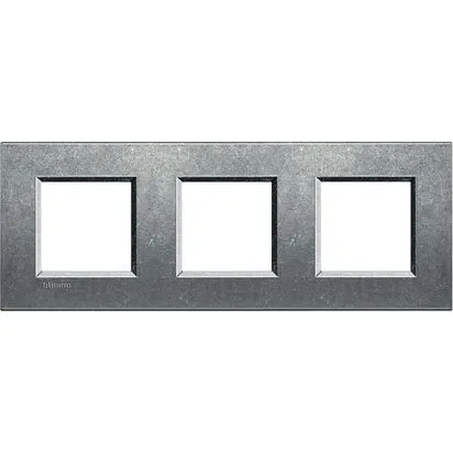 Rama 2 + 2 + 2 module gri natural bticino living light - lna4802m3na