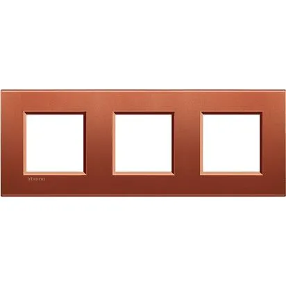Rama 2 + 2 + 2 module caramiziu bticino living light - lna4802m3rk