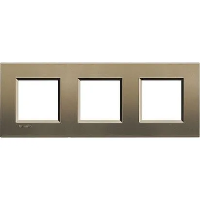 Rama 2 + 2 + 2 module Square BTicino Living Light - LNA4802M3SQ