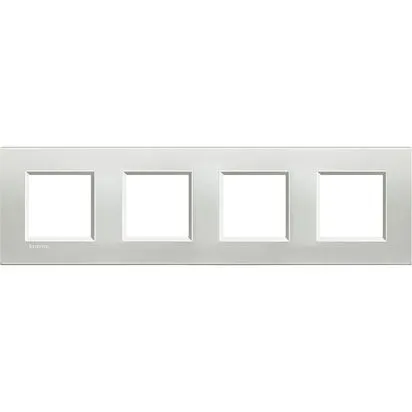 Rama 2 + 2 + 2 + 2 module Argintiu BTicino Living Light - LNA4804AG