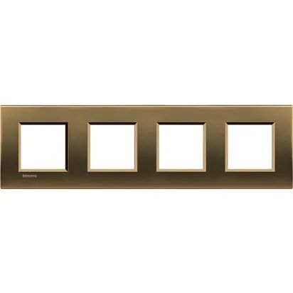 Rama 2 + 2 + 2 + 2 module Bronz BTicino Living Light - LNA4802M4BZ