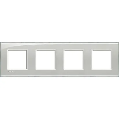 Rama 2 + 2 + 2 + 2 module 71mm Gri Gheata BTicino Living Light - LNA4802M4KG