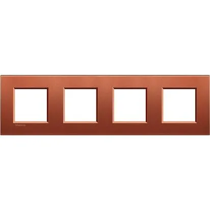 Rama 2 + 2 + 2 + 2 module Caramiziu BTicino Living Light - LNA4802M4RK