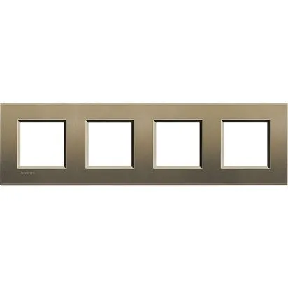 Rama 2 + 2 + 2 + 2 module Square BTicino Living Light - LNA4802M4SQ
