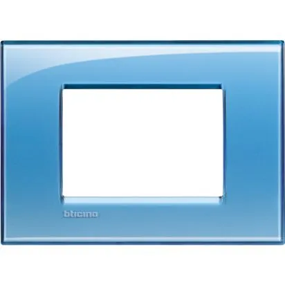 Rama 3 module albastru profund - bticino living light - lna4803ad