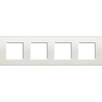 Rama 2 + 2 + 2 + 2 module Alb BTicino Living Light - LNA4802M4BI
