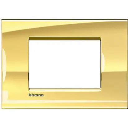 Rama 3 module auriu bticino living light - lna4803oa