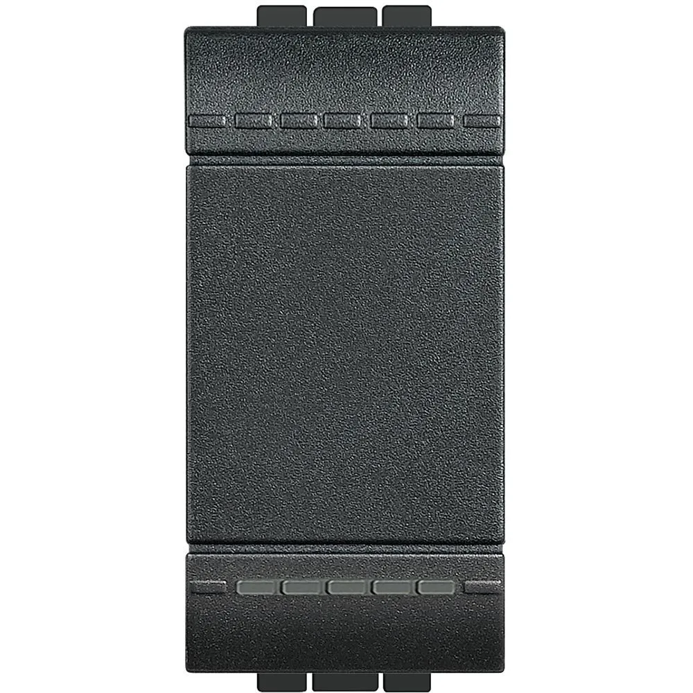 Intrerupator simplu Antracit - 16A 1 modul - Bticino Living Light - L4001N-EU