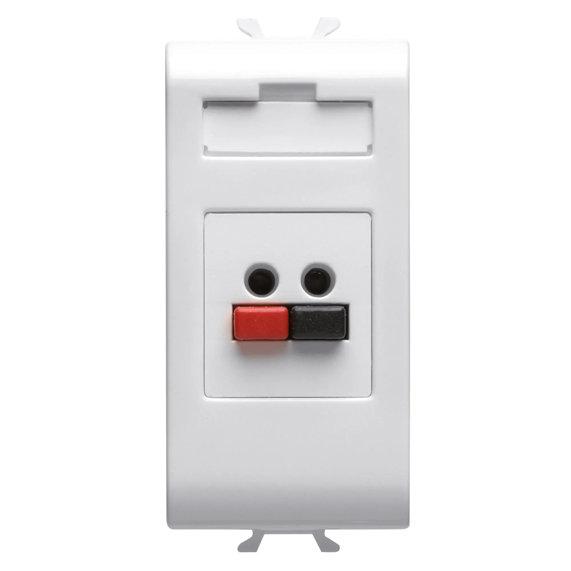 Priza, audio, si, video, Gewiss, Chorus, priza, difuzor, 1, modul, alb, lucios, GW10458