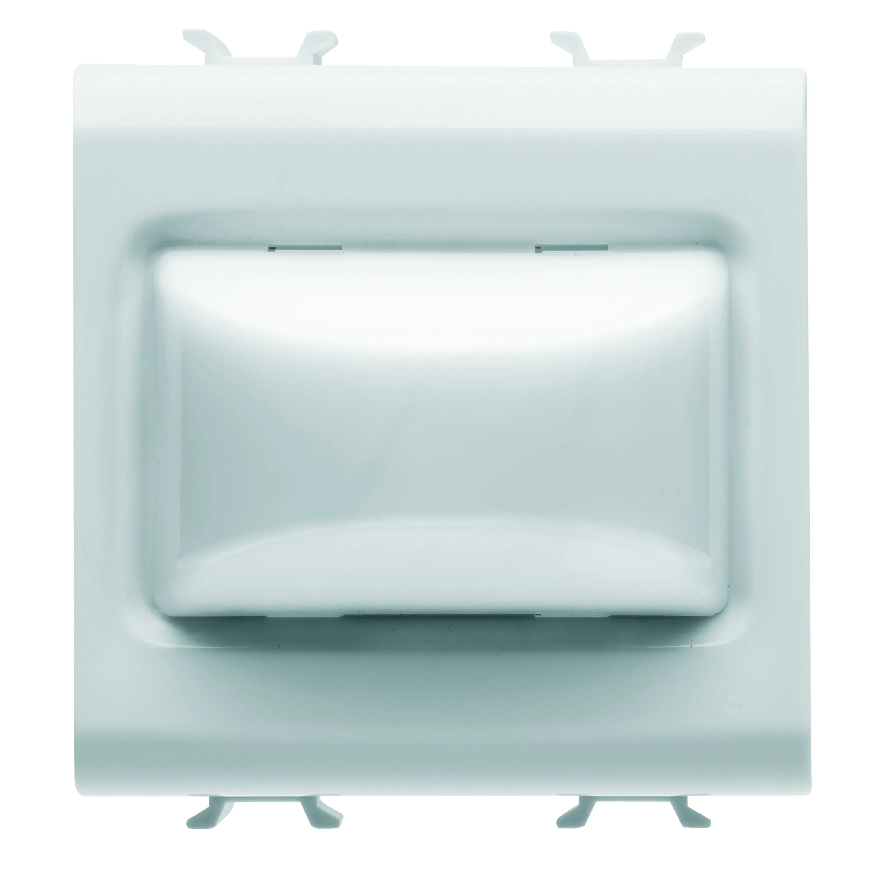 Lampa, indicatoare, proeminenta, 12V, c.a./c.c., /, 230V, c.a., 50/60, Hz, opal, 2, module, alb, lucios, Gewiss, Chorus, GW10631