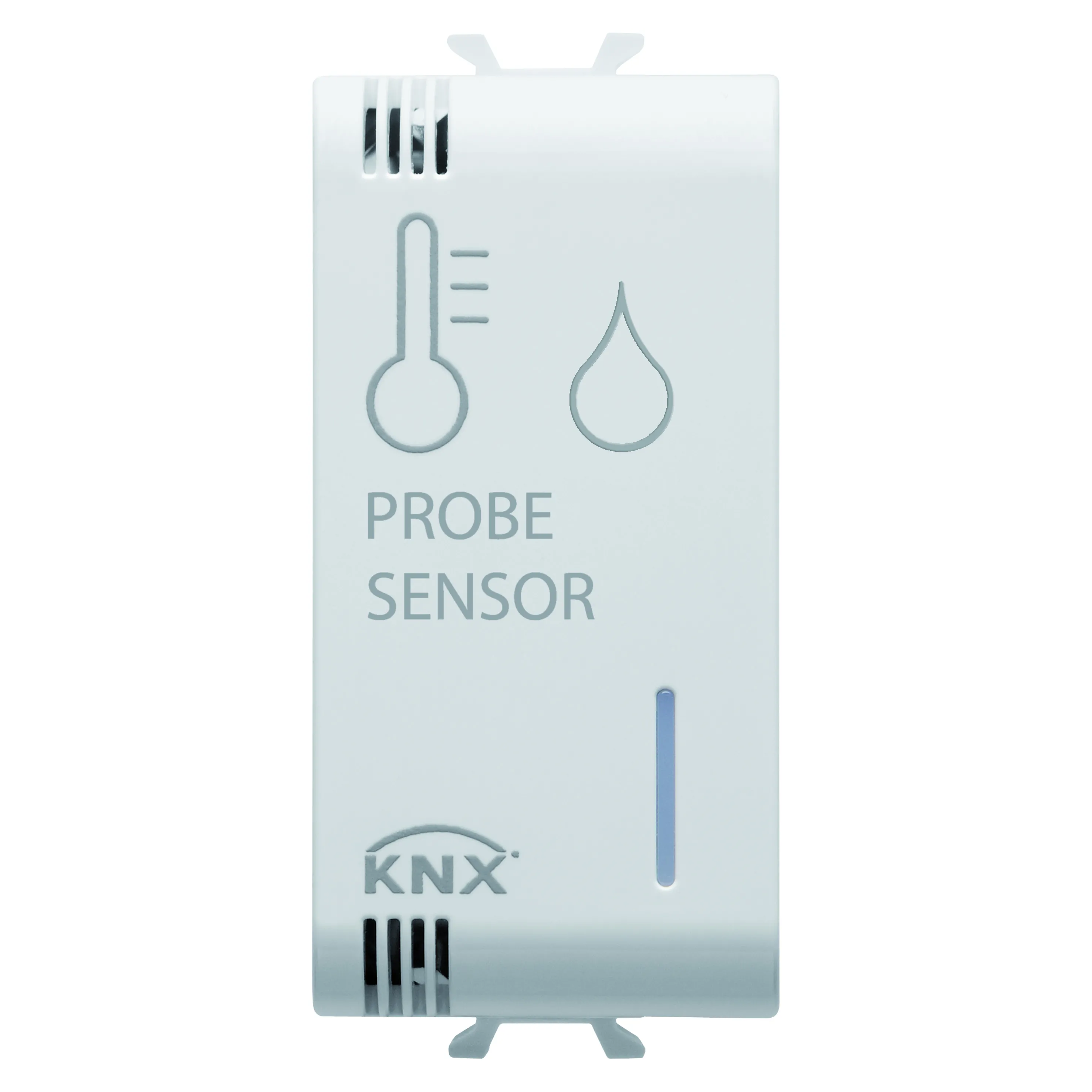 Senzor, de, temperatura/umiditate, Gewiss, KNX/Easy, 1, modul, alb, lucios,, GW10762H