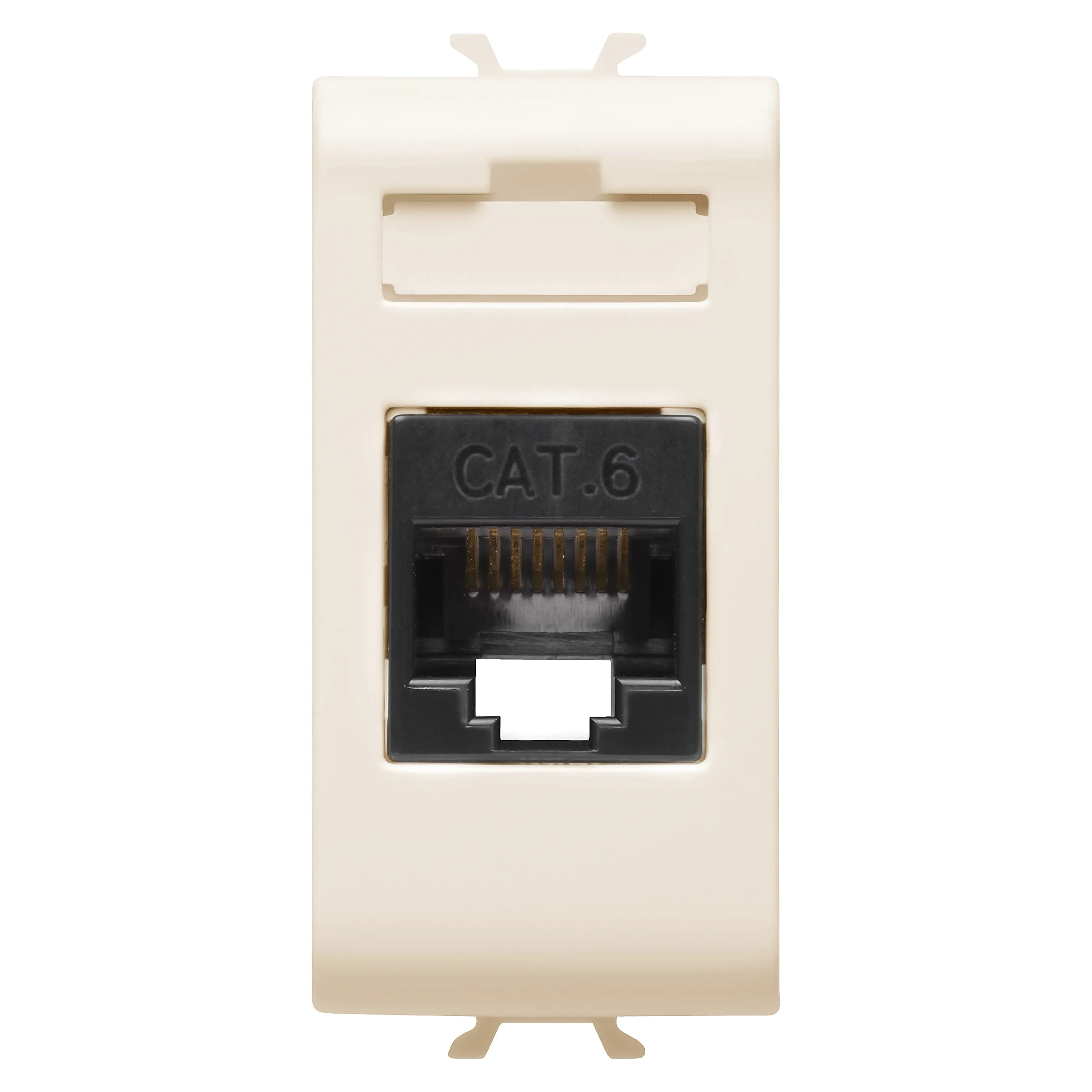 Priza, RJ45, Gewiss, Chorus, categoria, 6, UTP, 1, modul, fildes, GW11423