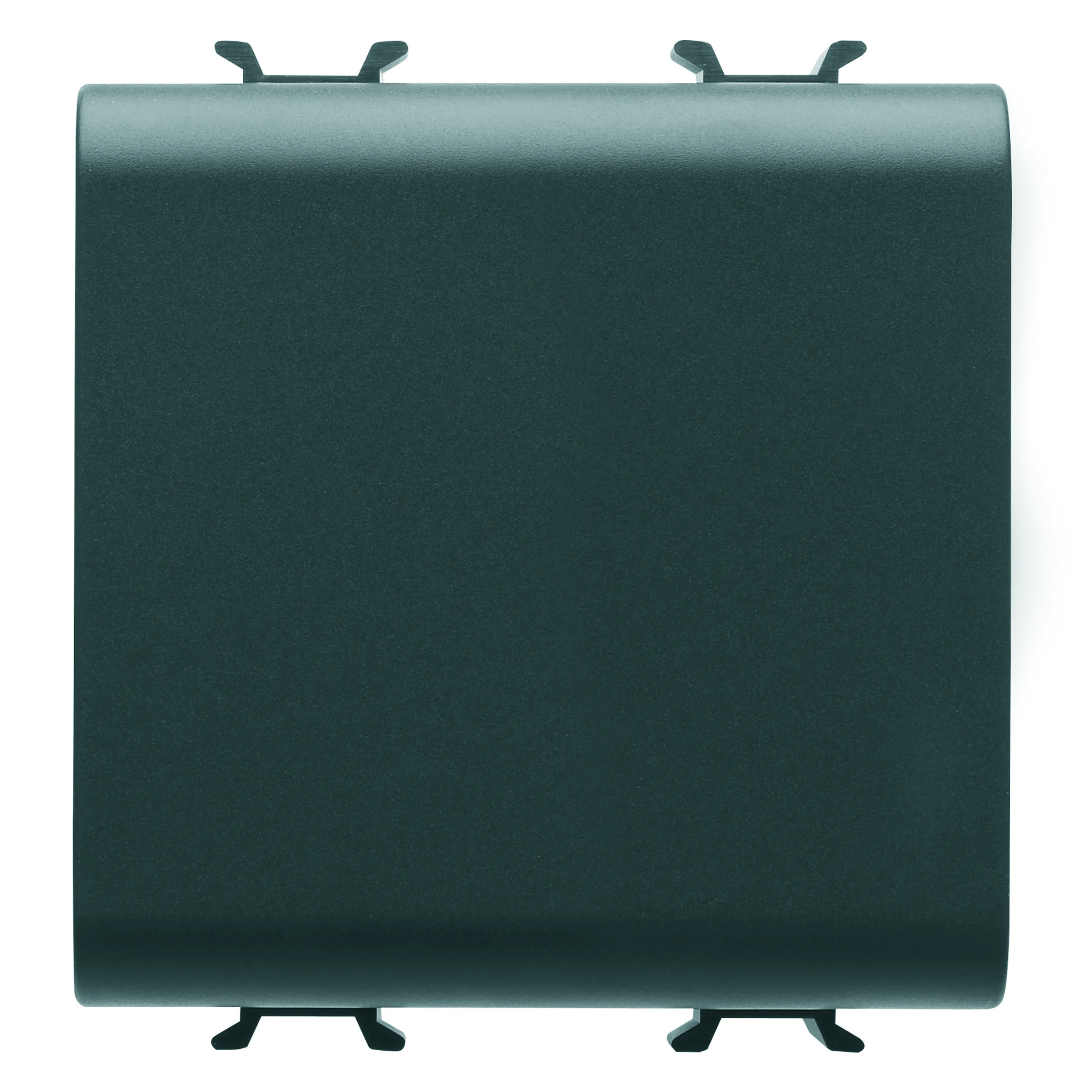 Modul, de, blansare, 2, module, satinat, negru, Gewiss Chorus GW12198 