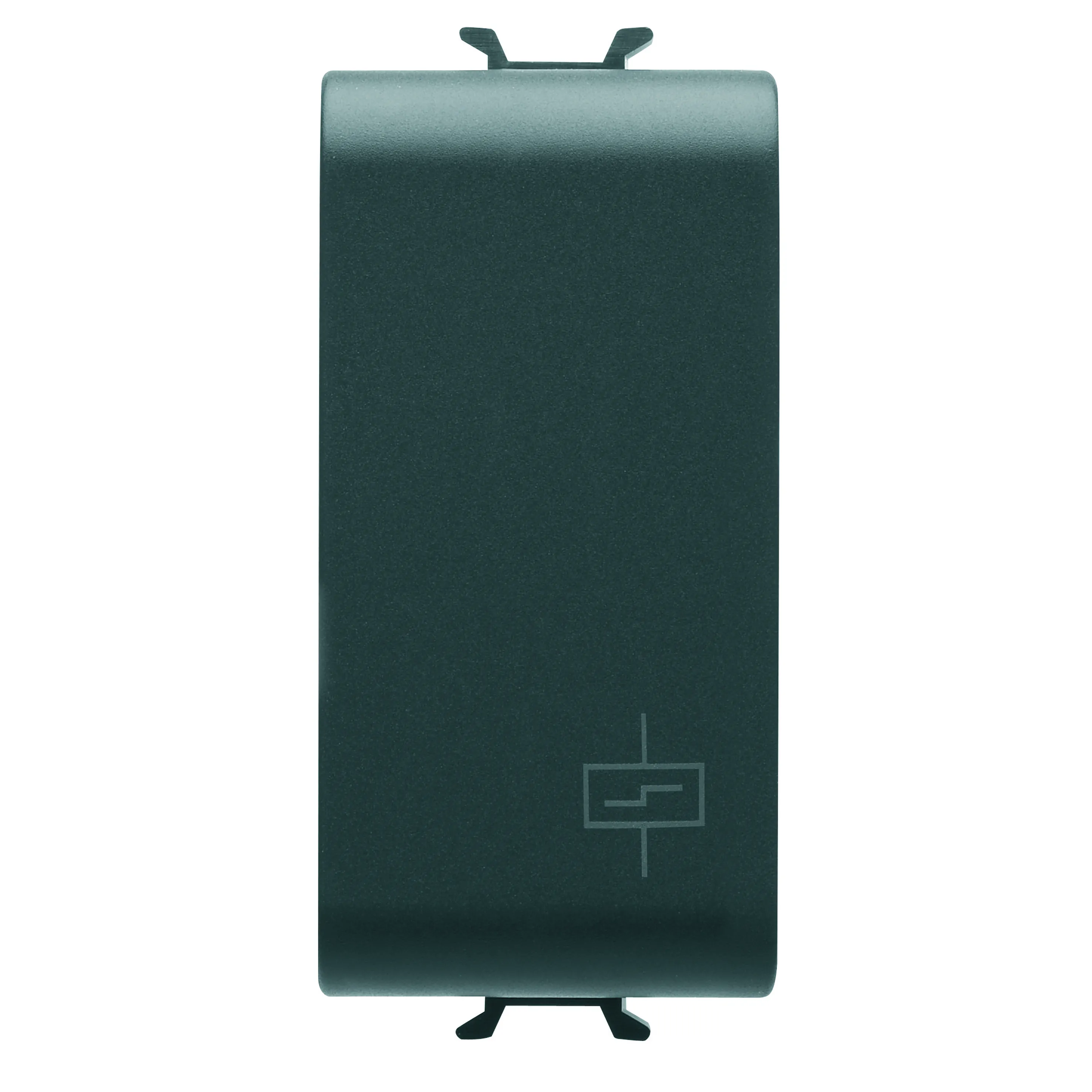 Releu, de, blocare, Gewiss, Chorus, 230V, c.a., 50/60Hz, 1P, 10AX, 250V, c.a., 1, modul, negru, satinat, GW12721