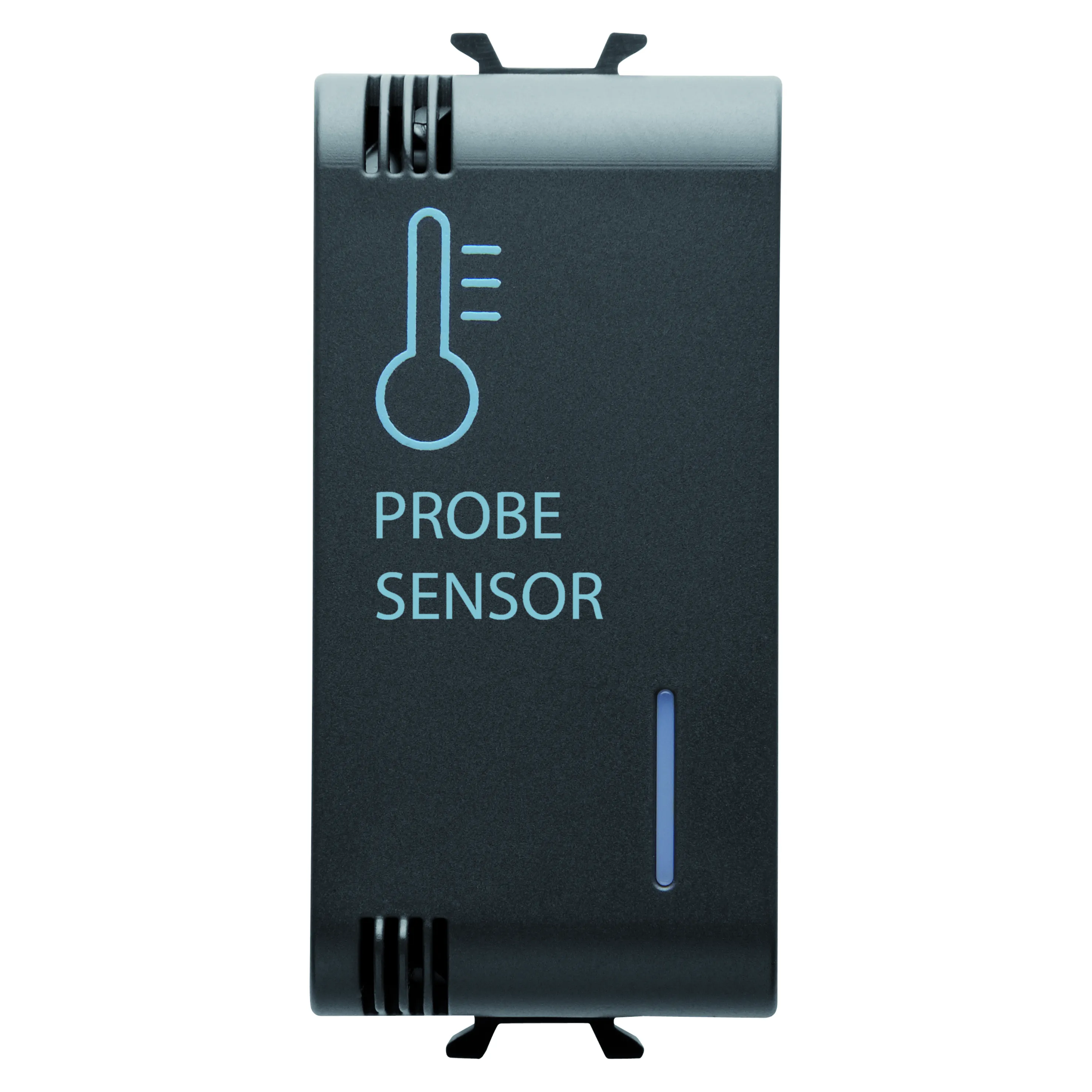 Senzor, sonda, de, temperatura, NTC, 10K, Gewiss, Chorus, 1, modul, negru, satinat, GW12900