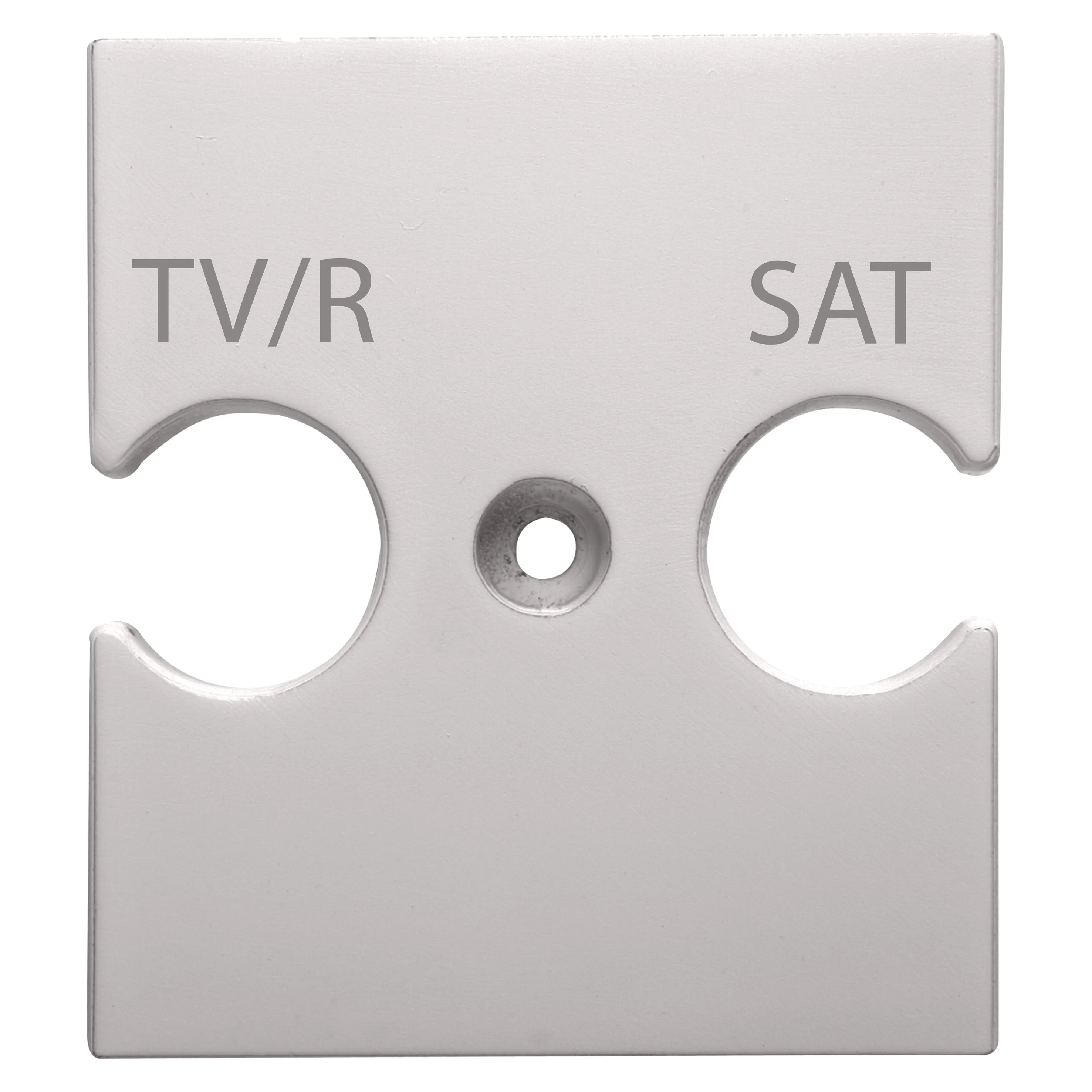 Suport universal - priză combinată TV/R-SAT bej satinat natural Gewiss Chorus GW13387