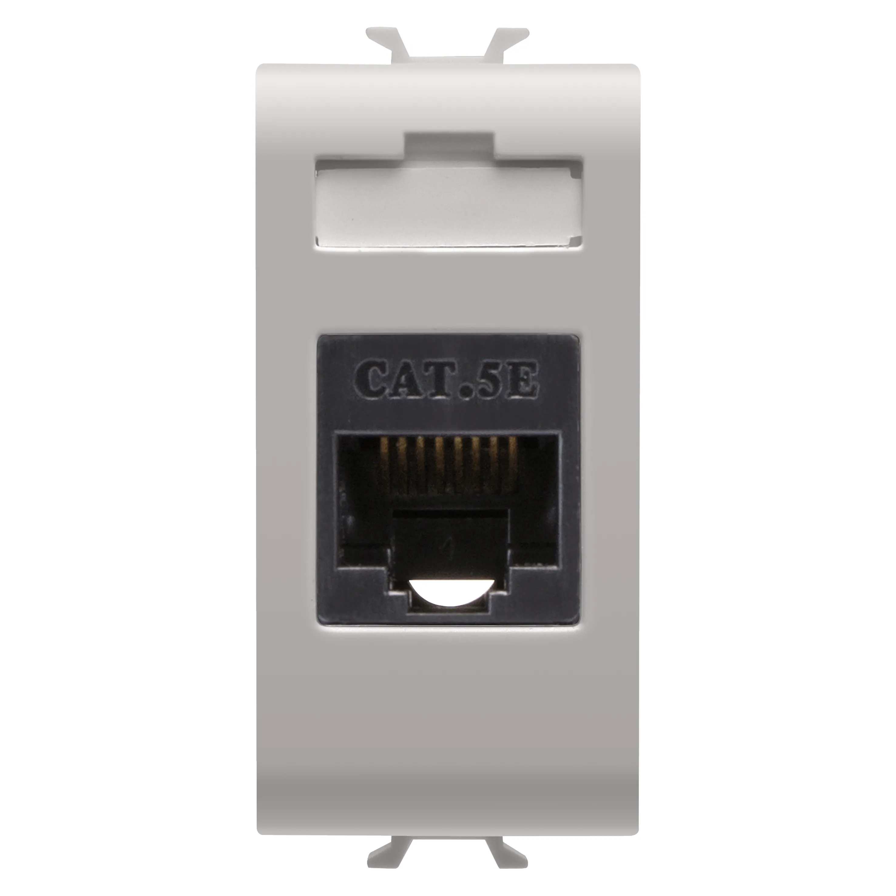 Priza, RJ45, Gewiss, Chorus, categoria, 5e, UTP, 1, modul, bej, satinat, natural, GW13421 