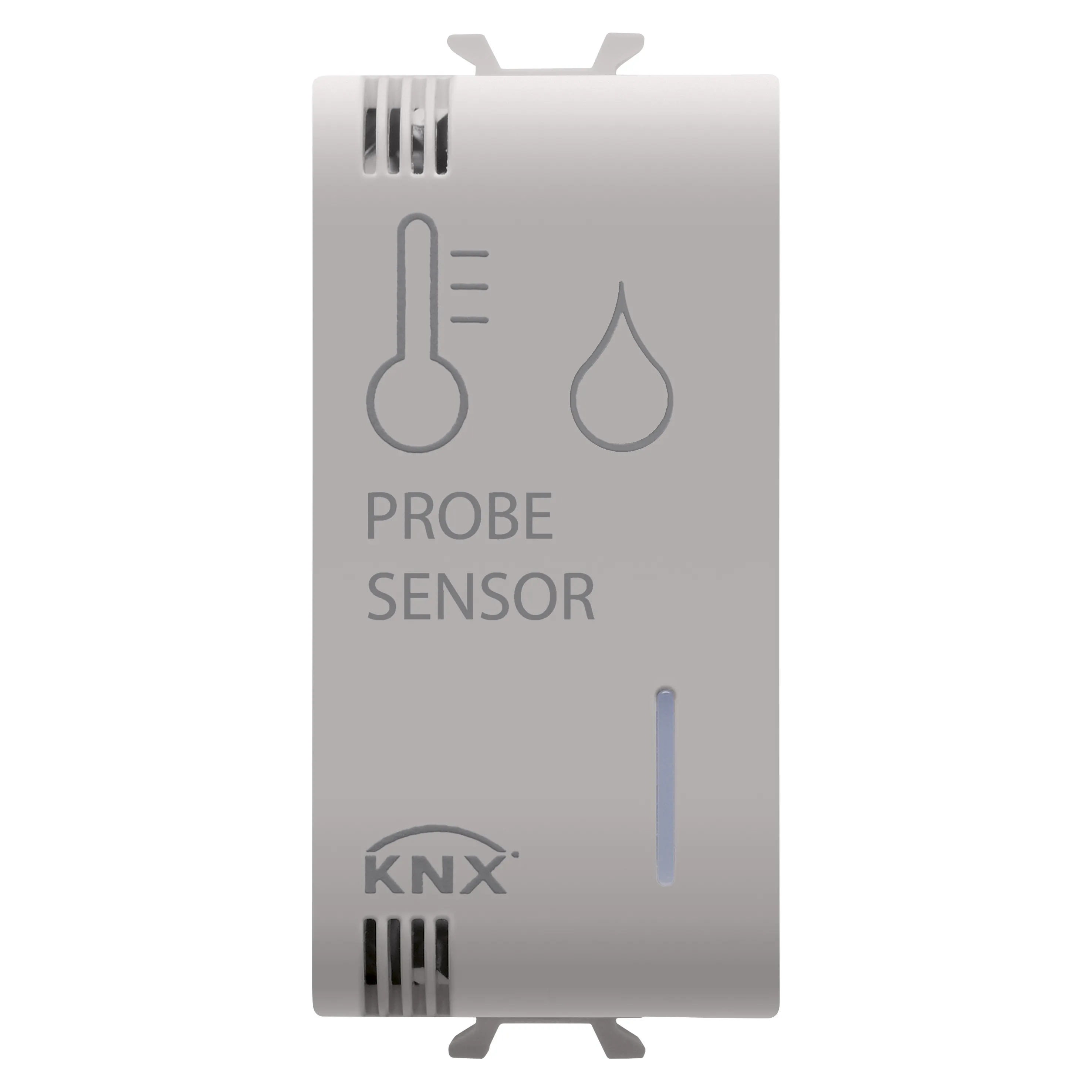 Senzor, de, temperatura/umiditate, Gewiss, KNX/Easy, 1, modul, bej, satinat, natural, GW13762H