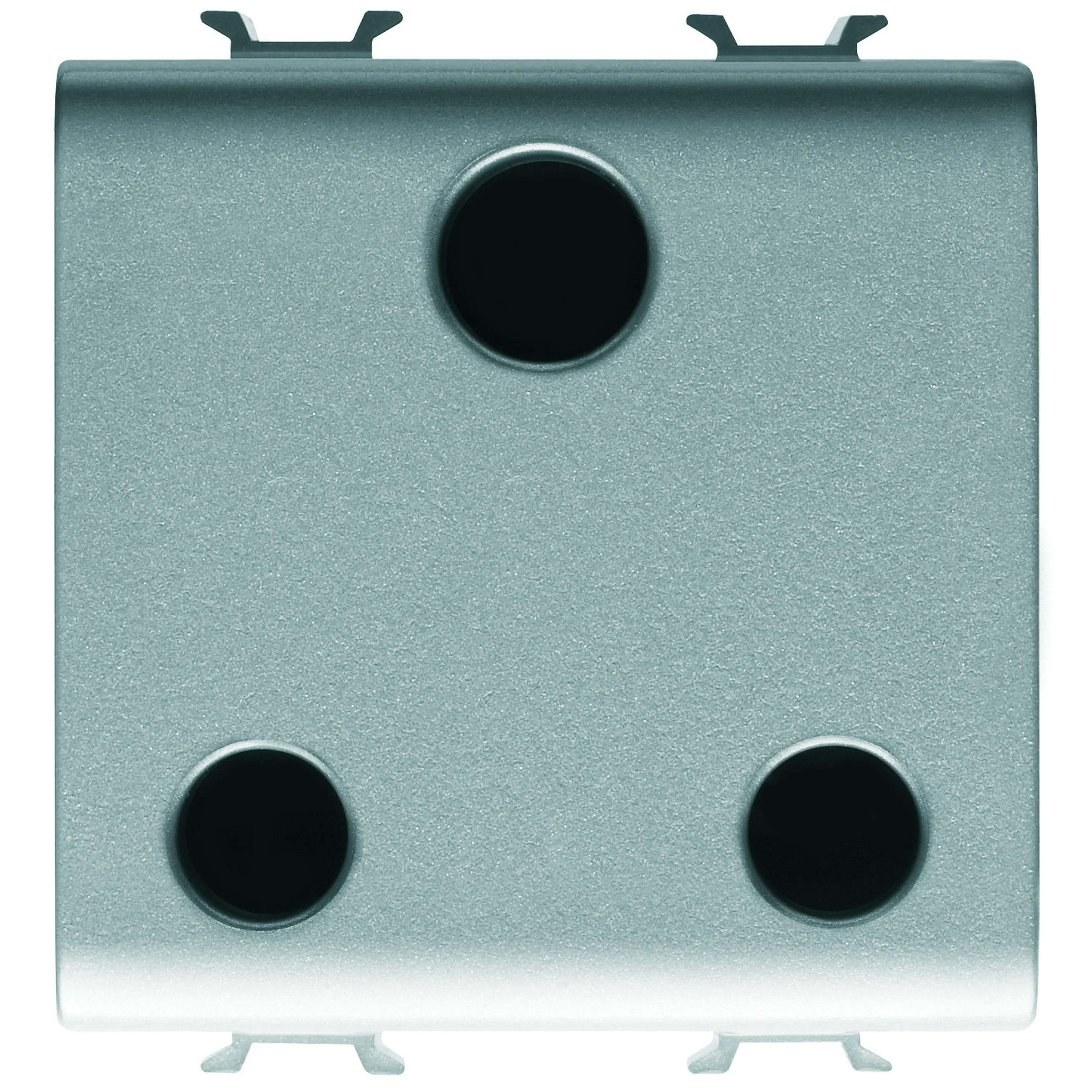 Priza, standard, Gewiss, Chorus, britanica, 250V, c.a., 2P+E, 15A, 2, circuite, titan, GW14297