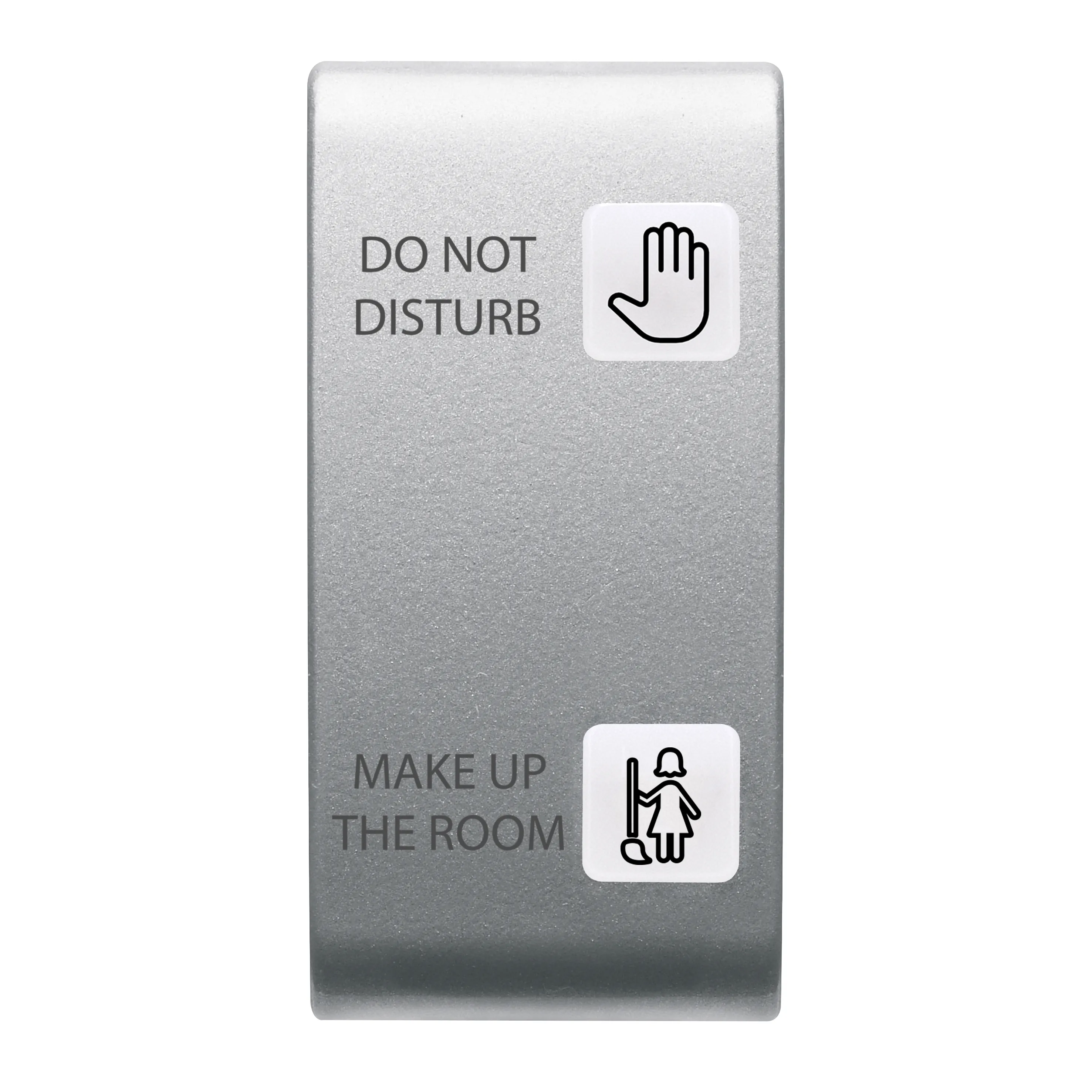 Buton, cu, revenire, inlocuibil, pentru, panoul, cu, butoane, solutie, hoteliera, 2, lentile, DND+MUR, 1, modul, titan, Gewiss, Chorus, GW14559