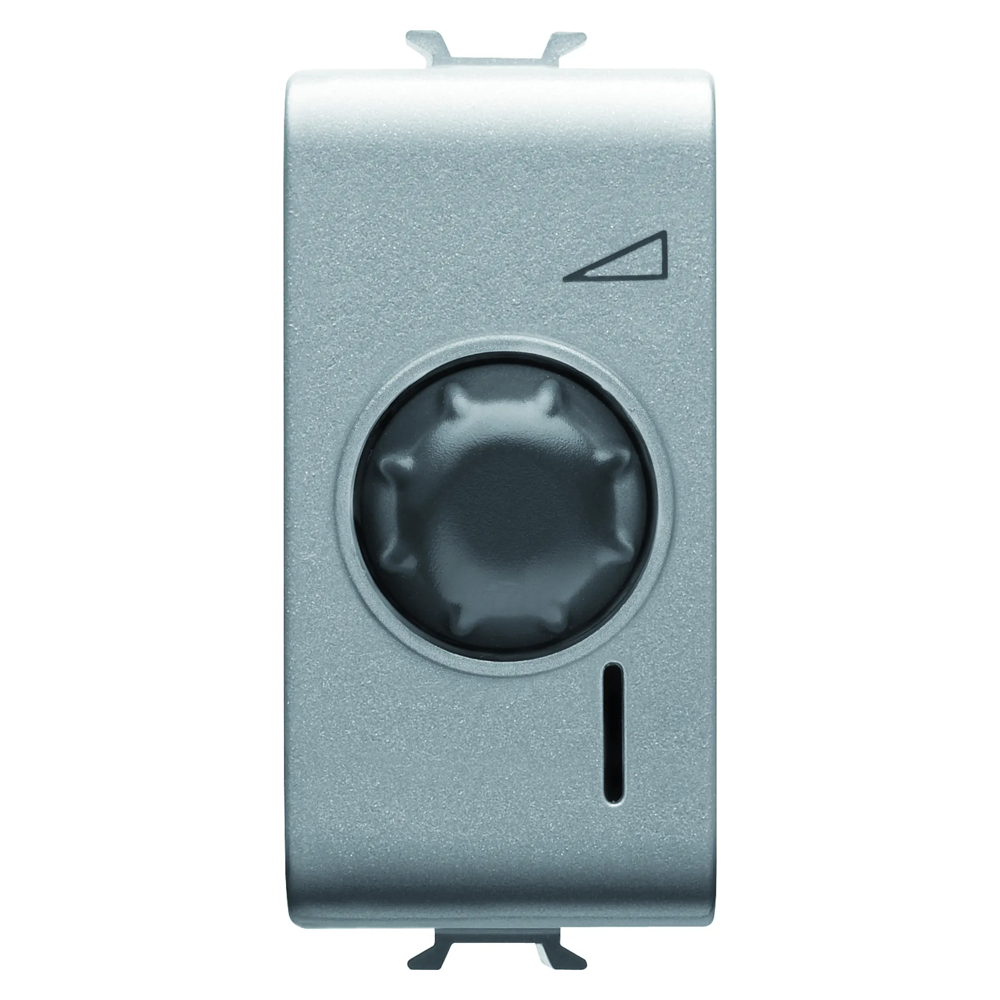 Regulator, electronic, Gewiss, Chorus, rotativ, cu, comutator, cap scara, 230V, c.a., 50/60Hz, rezistiv, 100-500W, /, inductiv, 100-500VA, 1, modul, titan, GW14567
